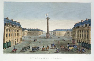 La Place Vendôme, c.1815-20 - Henri Courvoisier Voisin